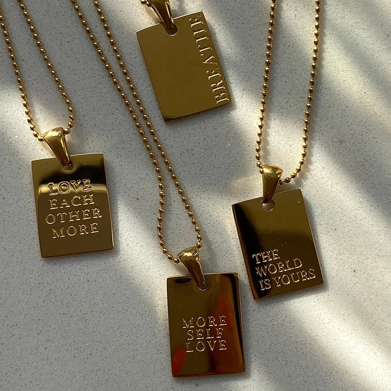 Self Love Pendant Necklace