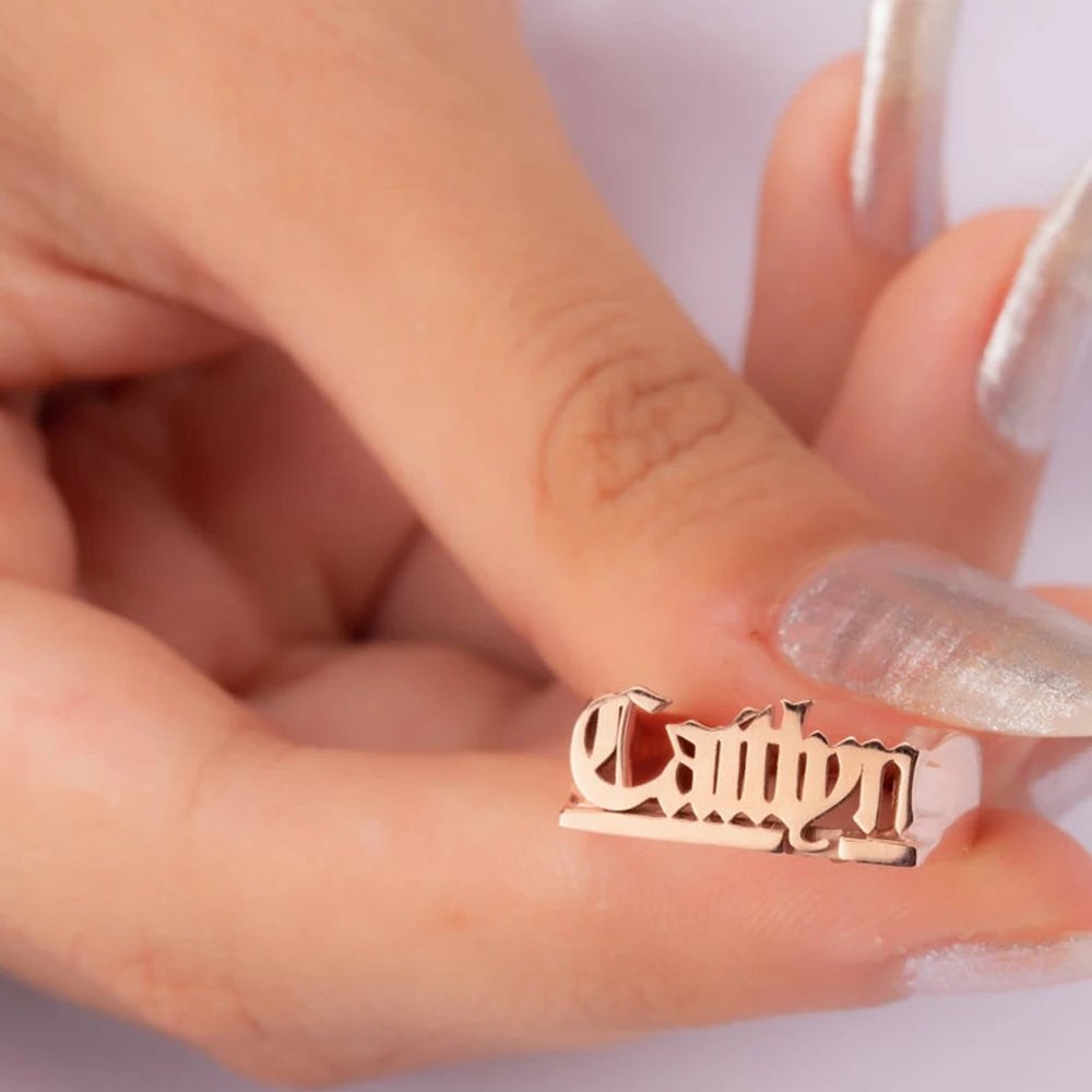 Personalized Name Ring