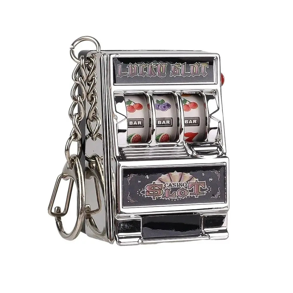 Mini Slot Machine Keychain