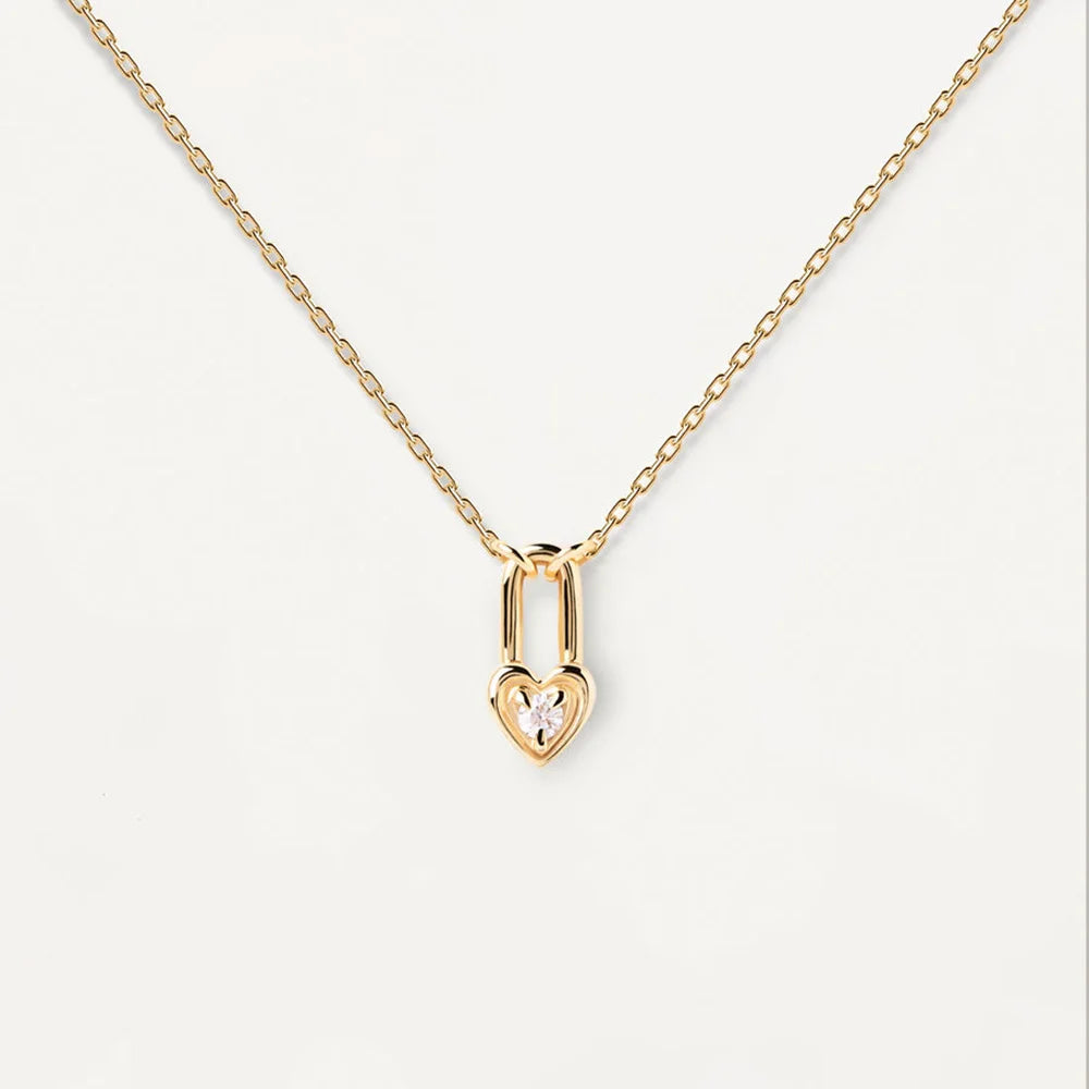 Lover's Padlock Pendant