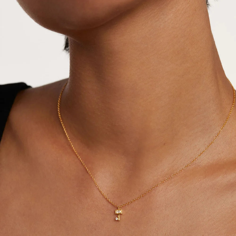 Gold Key Pendant