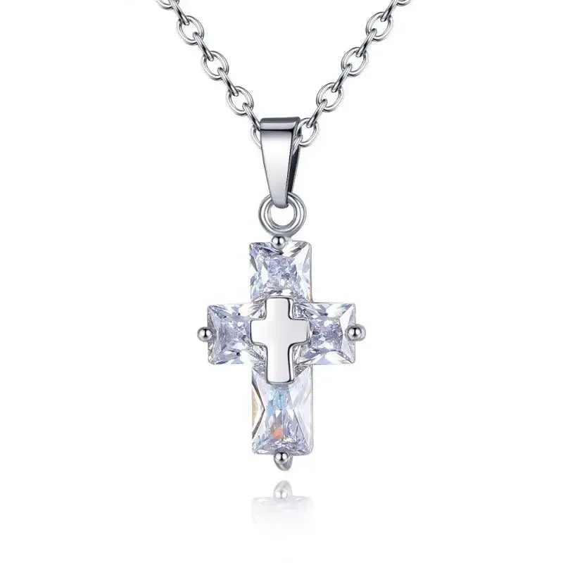 Holy Stone Cross Necklace