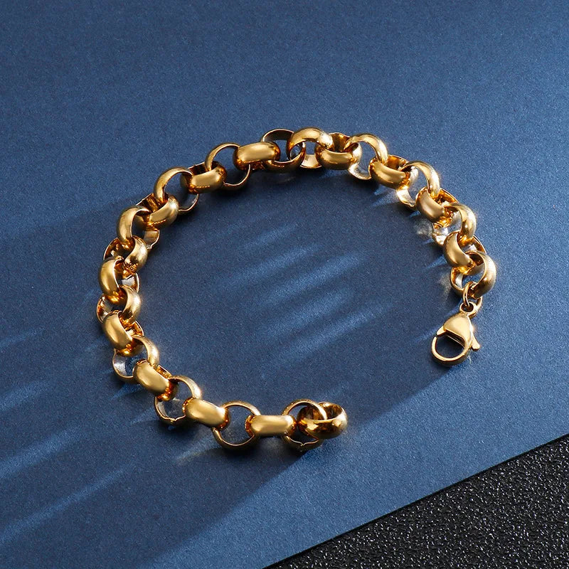 Chunky O-Chain Link Bracelet