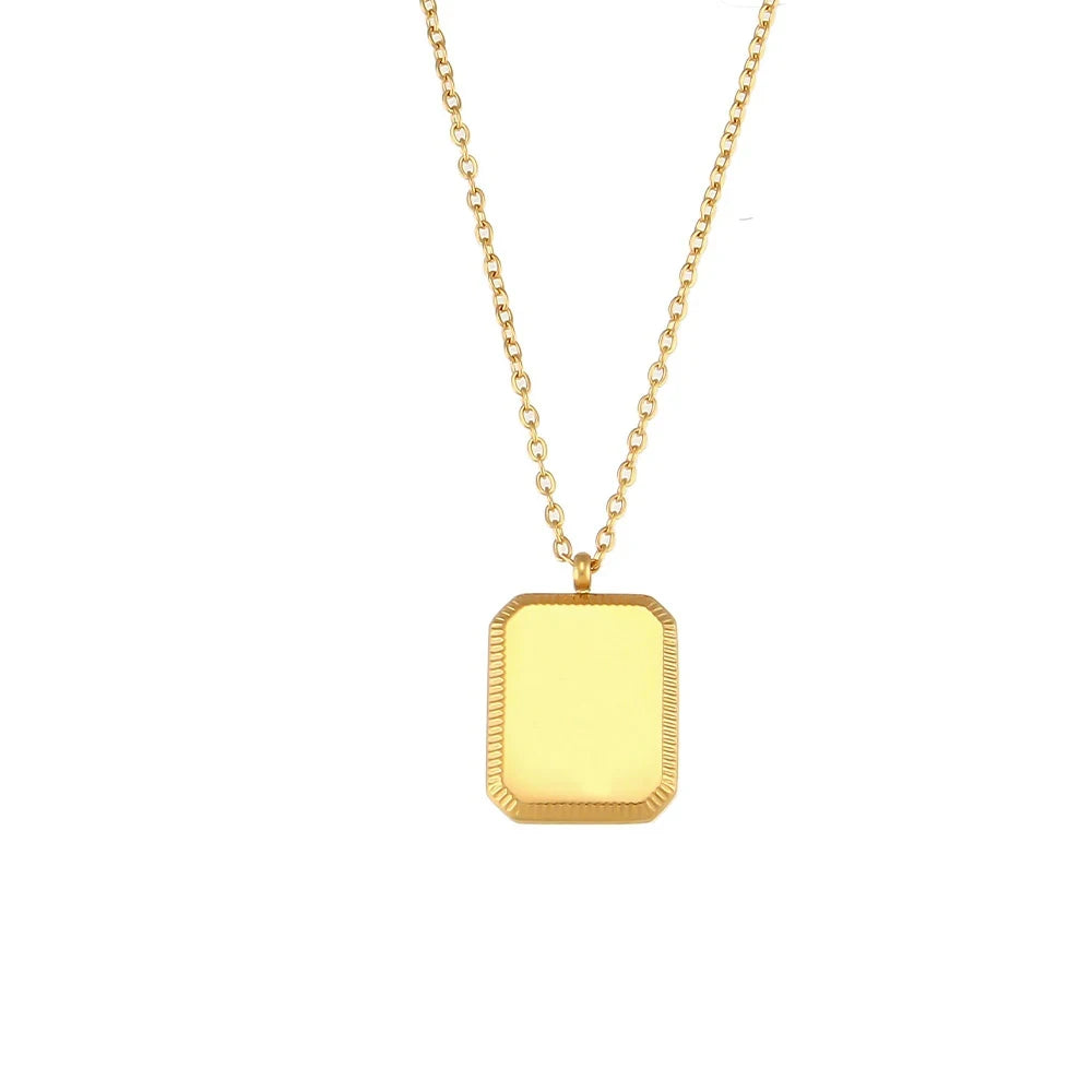 Birth Flower Pendant Necklace