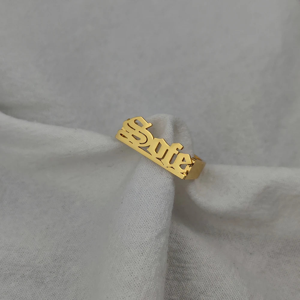 Personalized Name Ring