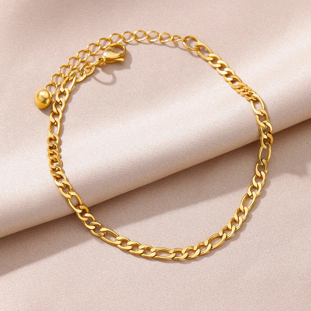 Golden Hoop Anklet