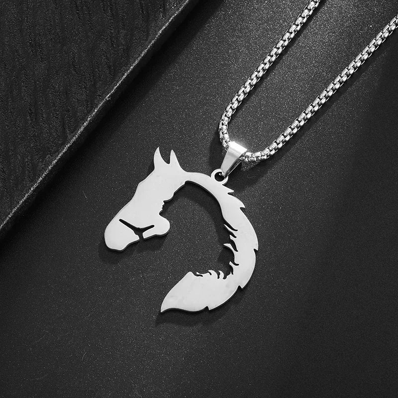 Equestrian Pendant Necklace