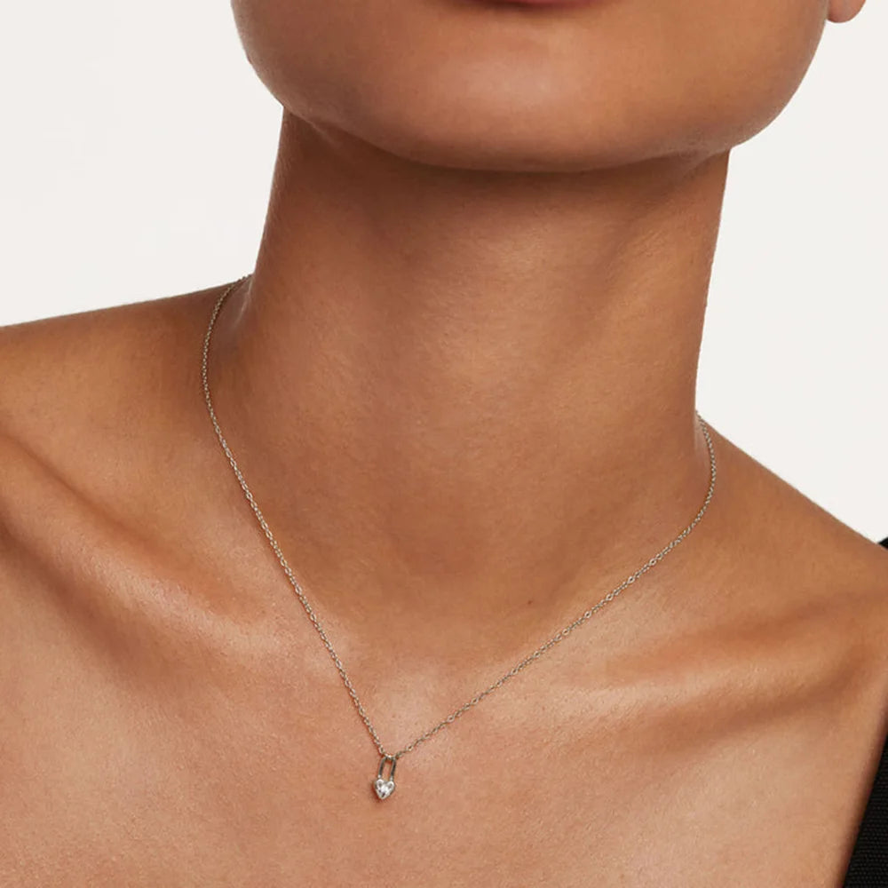 Lover's Padlock Pendant