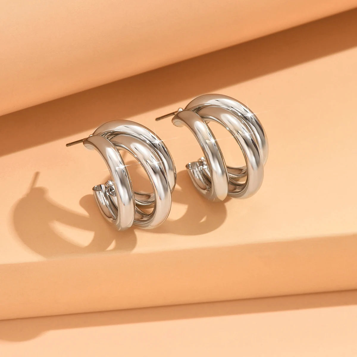 Hoop Cluster Earrings