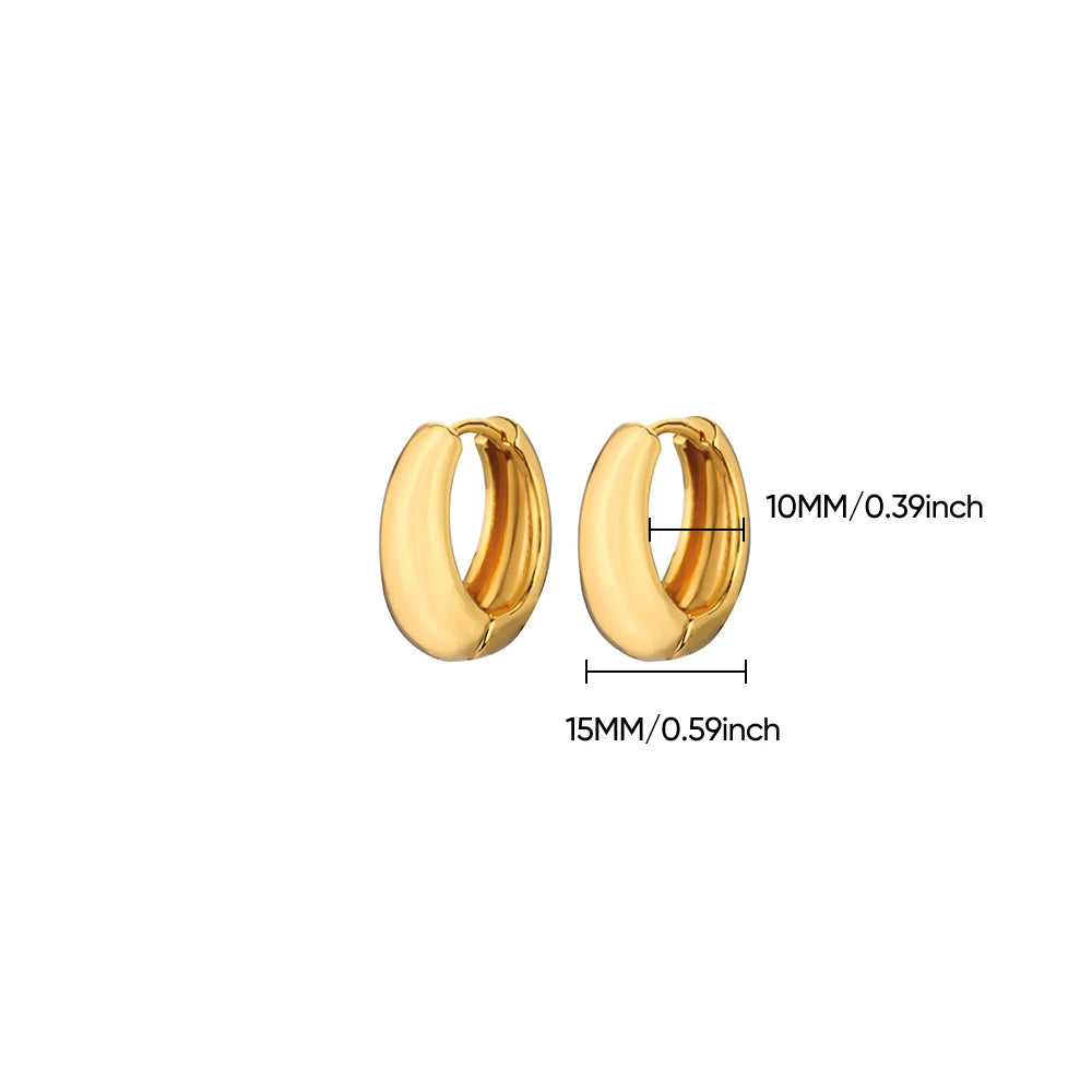 Be Bold Gold Hoop Earrings