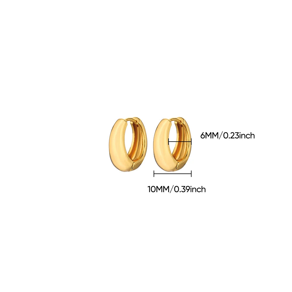 Be Bold Gold Hoop Earrings