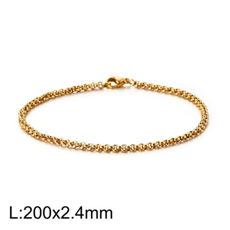 Chunky O-Chain Link Bracelet