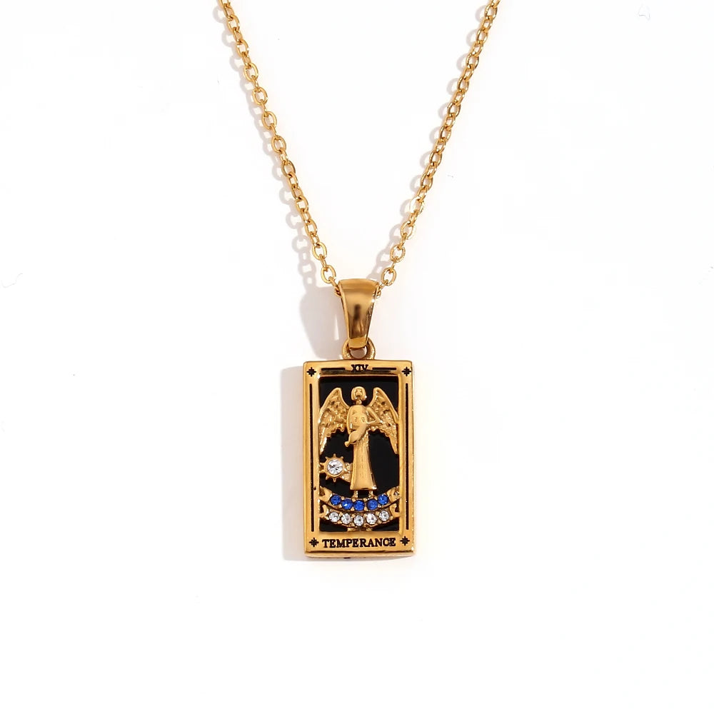 Tarot Card Pendant Necklace