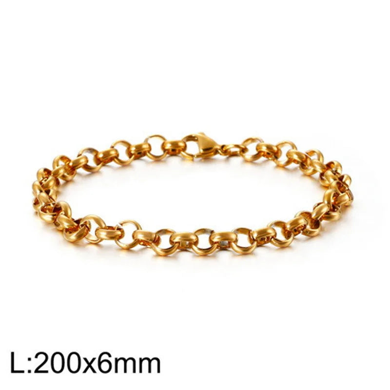 Chunky O-Chain Link Bracelet