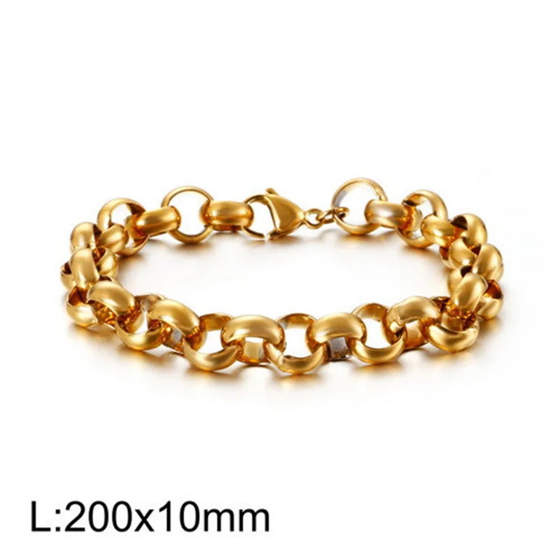 Chunky O-Chain Link Bracelet