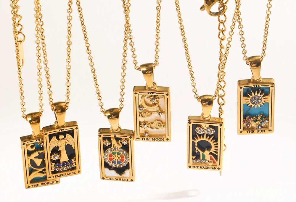 Tarot Card Pendant Necklace