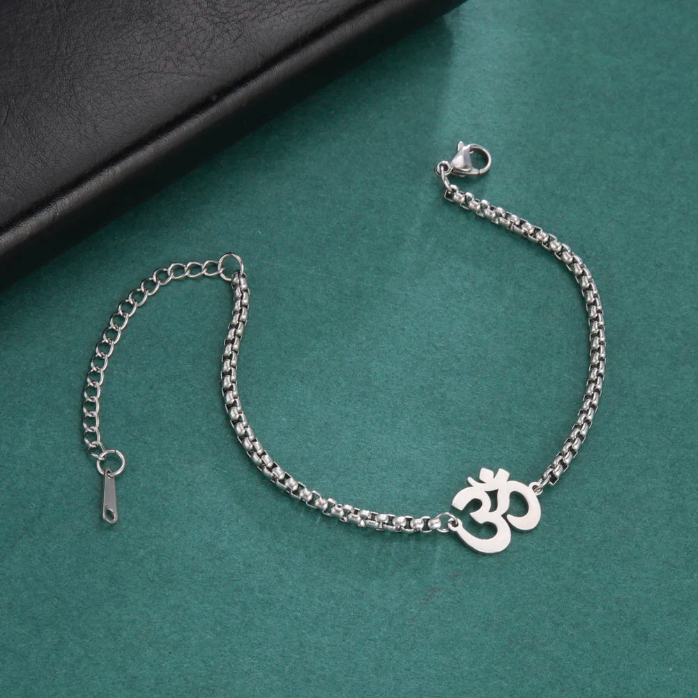 Lucktune OM Symbol Anklet