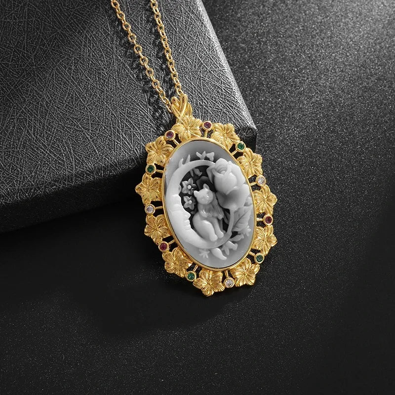 Frame Pendant Necklace
