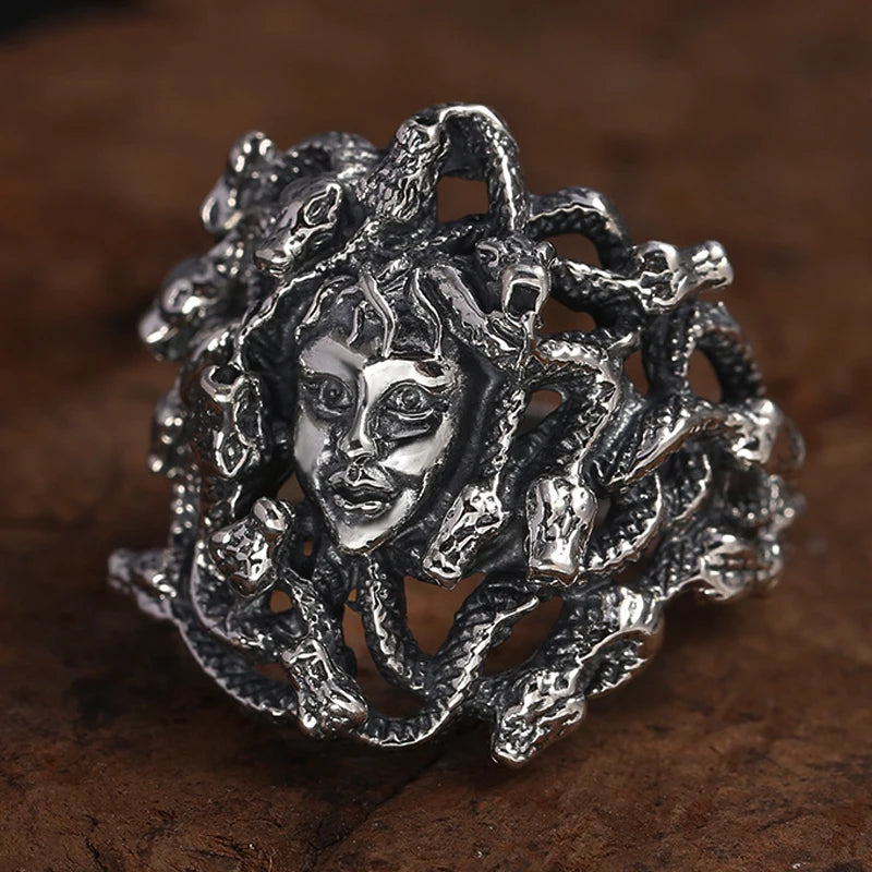 Medusa Stainless Steel Ring
