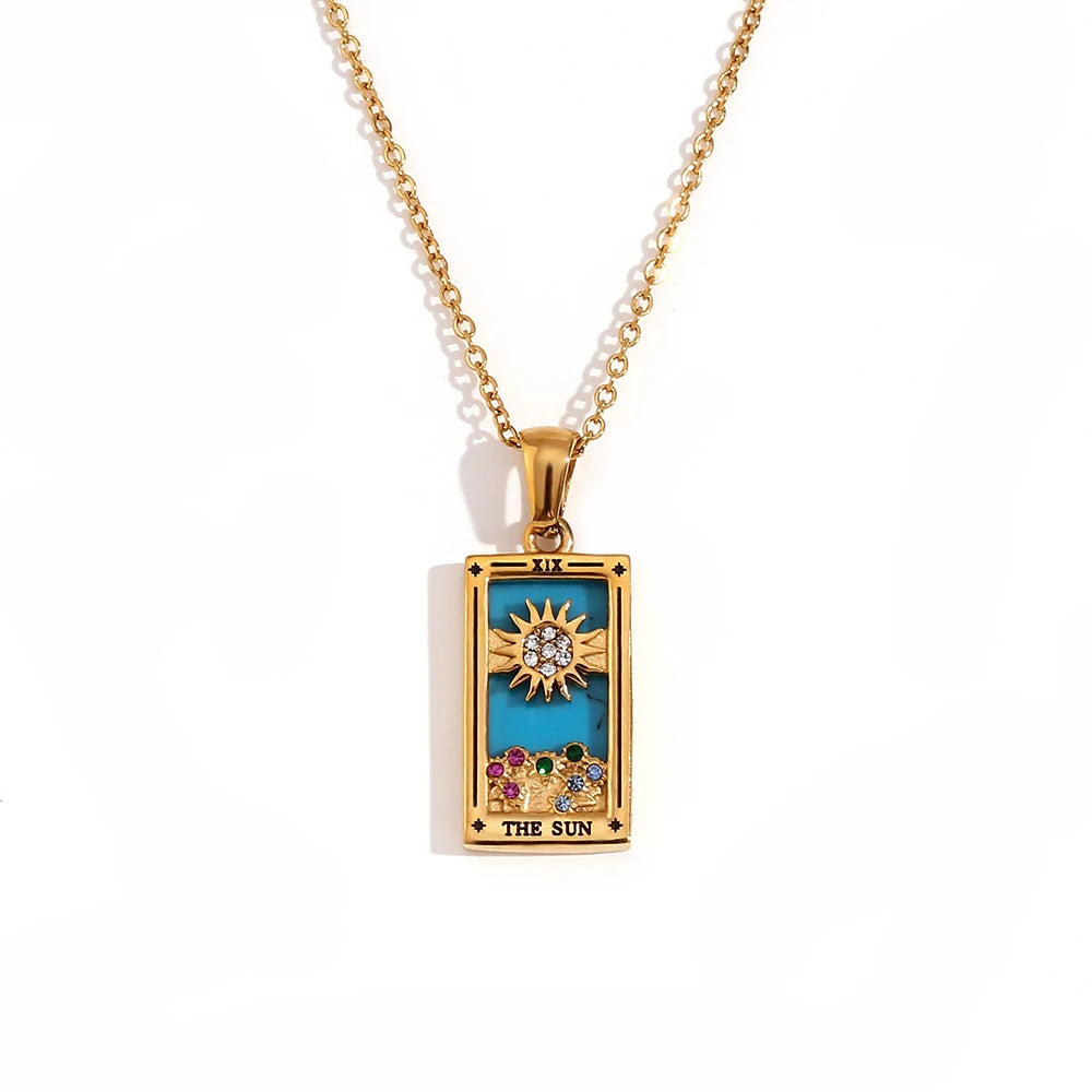 Tarot Card Pendant Necklace