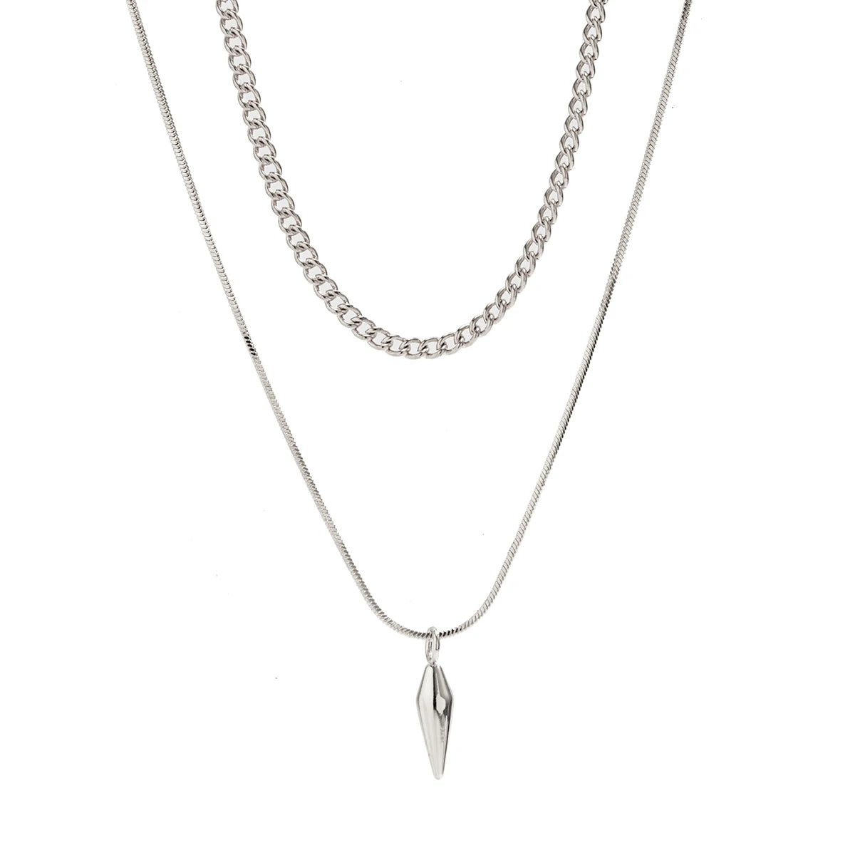 Punk Chain Necklace Set