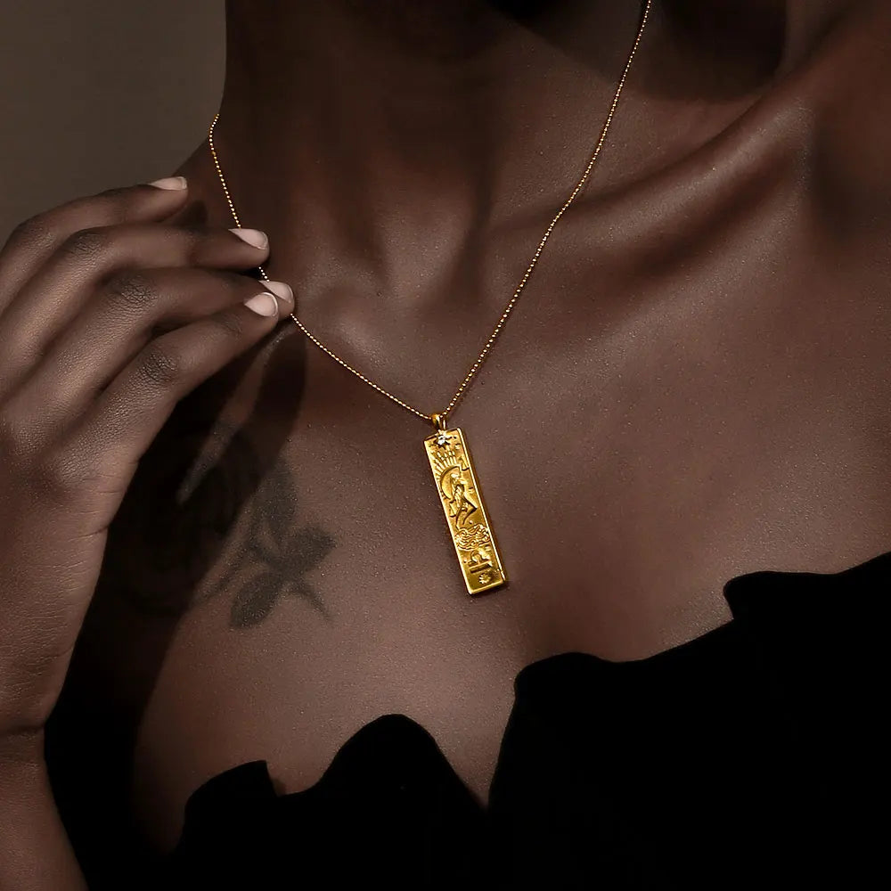 Zodiac Pendant Necklace