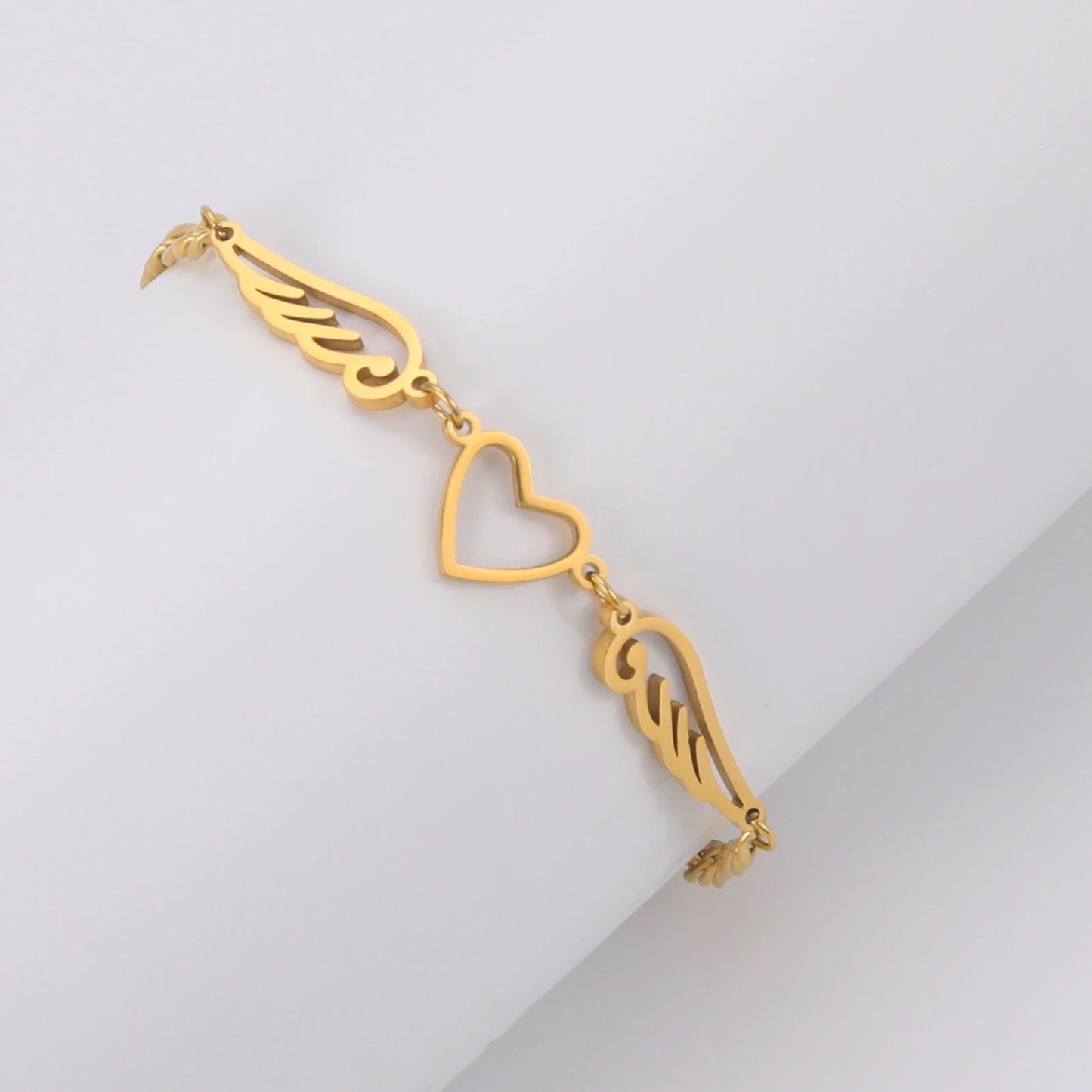 Heart & Wing Anklet