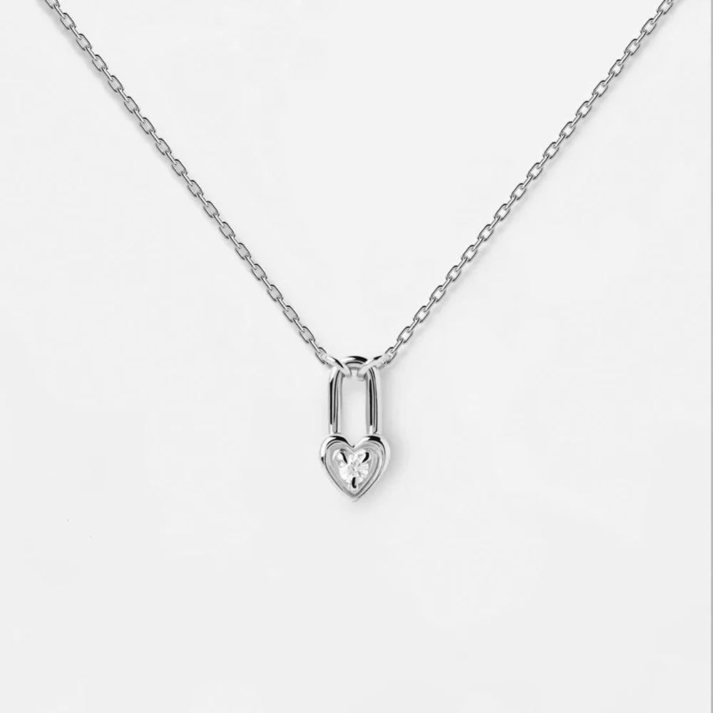 Lover's Padlock Pendant