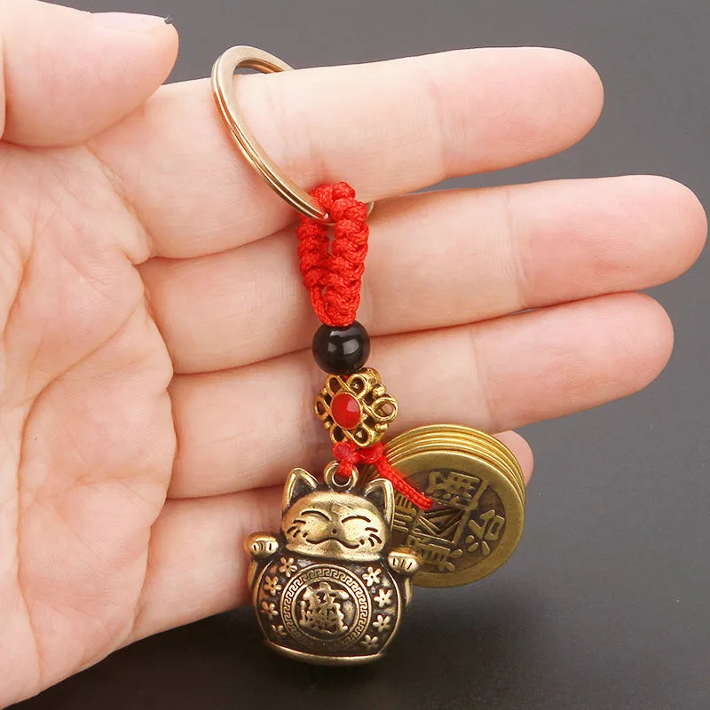Lucky Cat Keychain