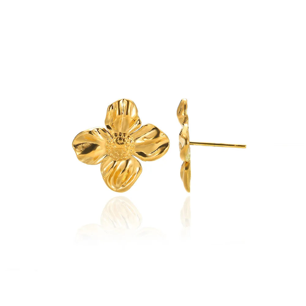 Flora Gold Earrings