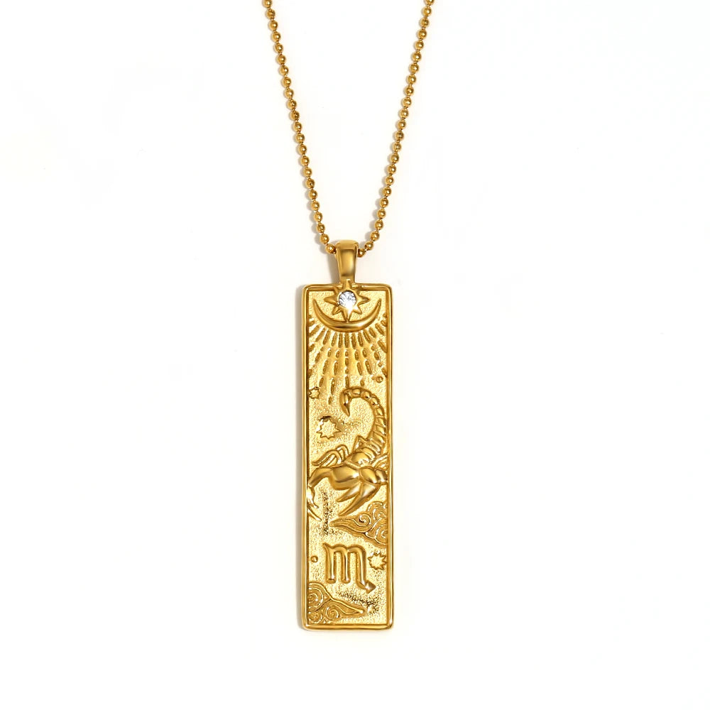 Zodiac Pendant Necklace