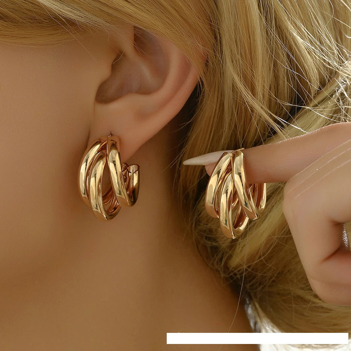 Hoop Cluster Earrings