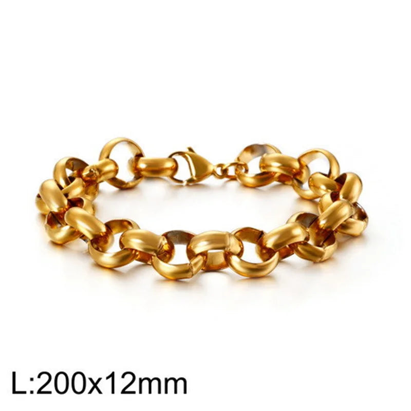 Chunky O-Chain Link Bracelet