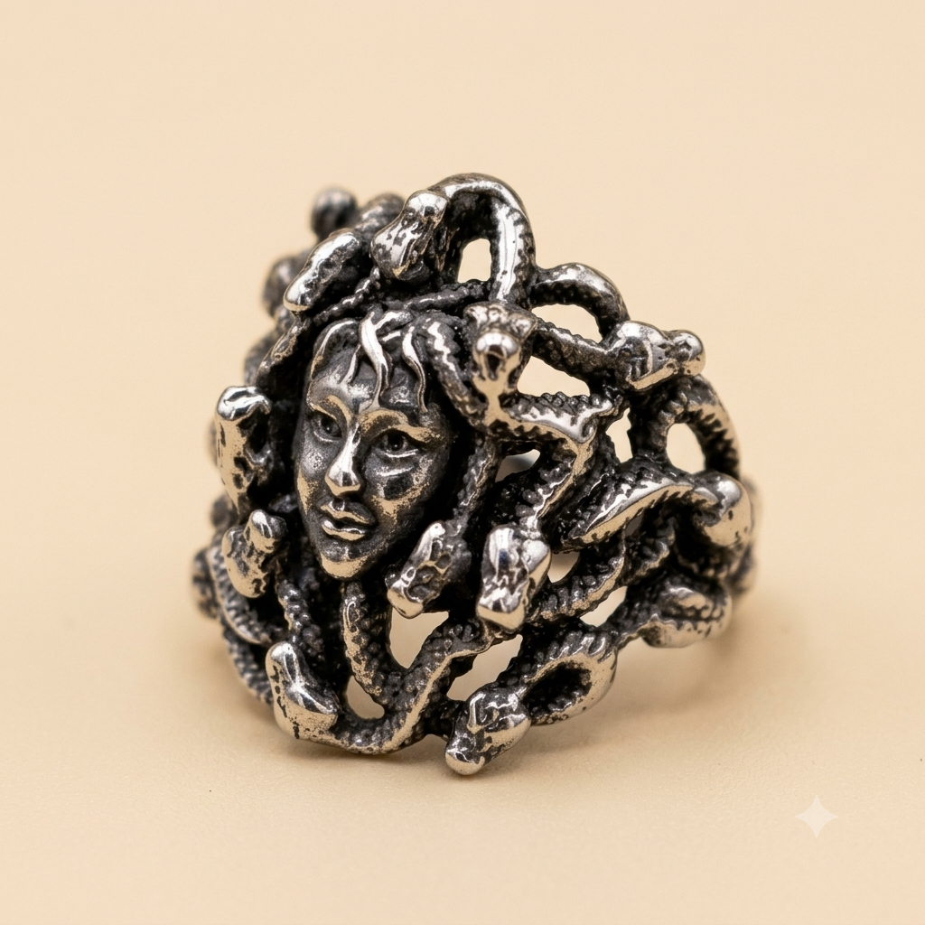 Medusa Stainless Steel Ring