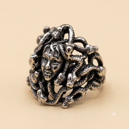 Medusa Stainless Steel Ring
