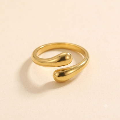 Liquid Gold Wrap Ring