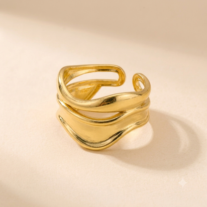 Gold Drip Ring