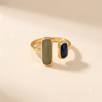 Gemstone Duo Ring