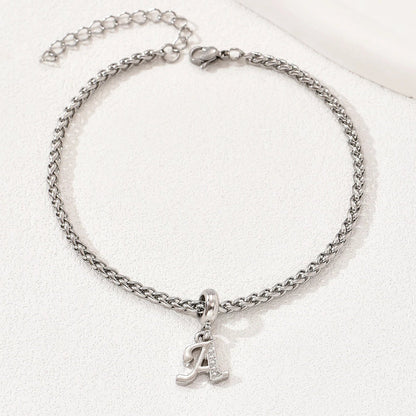 Custom Initial Anklet