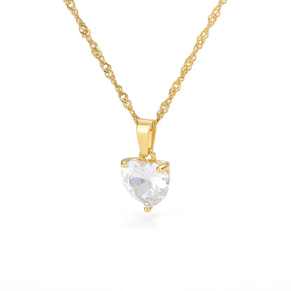 Stone Heart Necklace