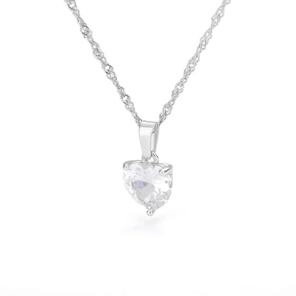 Stone Heart Necklace