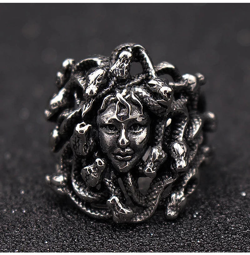 Medusa Stainless Steel Ring