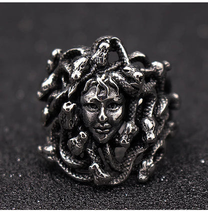 Medusa Stainless Steel Ring