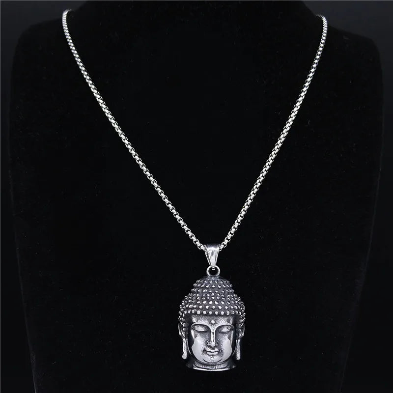 Bohemia Buddha Head Necklace