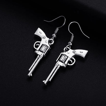 Wild West Revolver Earrings