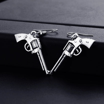 Wild West Revolver Earrings