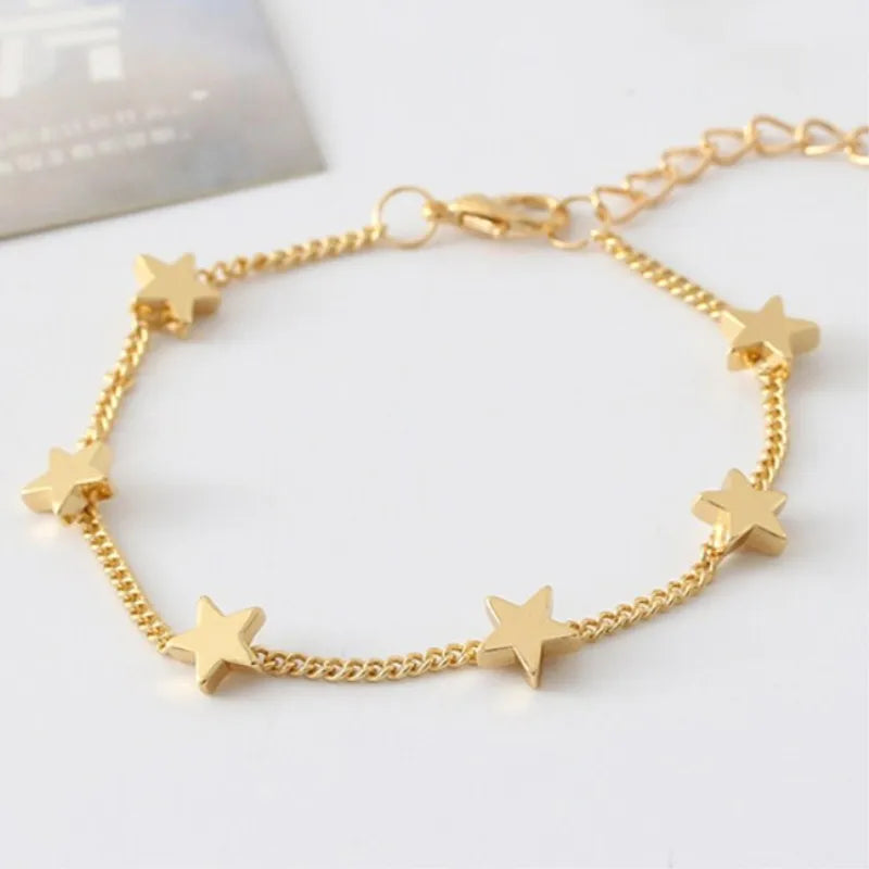 Heart & Star Infinity Bracelet