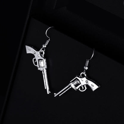 Wild West Revolver Earrings