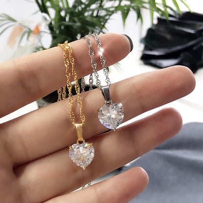 Stone Heart Necklace