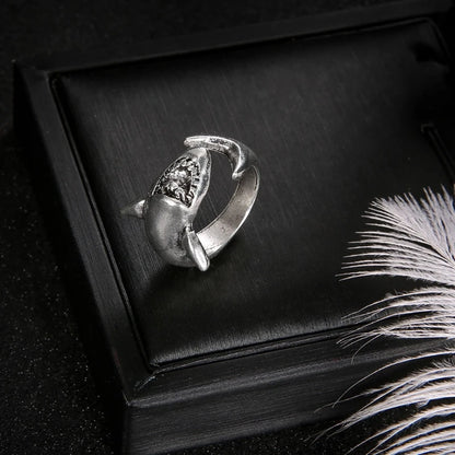 Punk Shark Ring Set